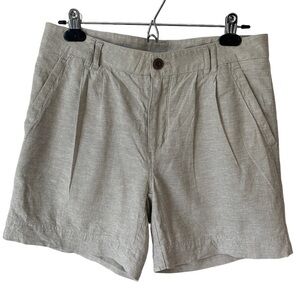 PATAGONIA Island Hemp Cotton Blend Beige Shorts 6" Women's Size 4